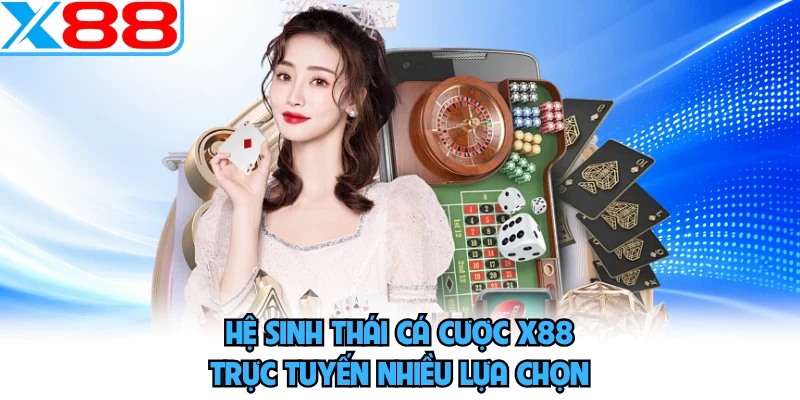 Hệ sinh thái cá cược X88 trực tuyến nhiều lựa chọn