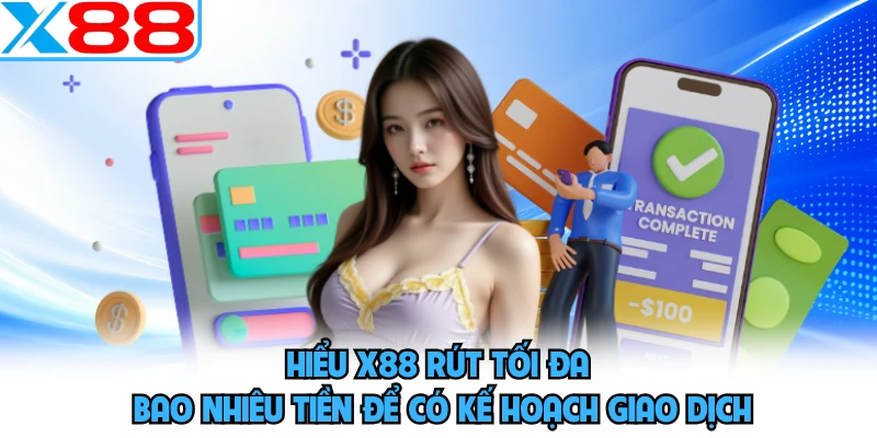 Hiểu X88 rút tối đa bao nhiêu tiền để có kế hoạch giao dịch