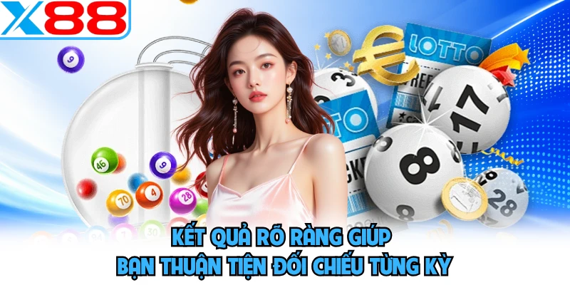 Kết quả rõ ràng giúp bạn thuận tiện đối chiếu từng kỳ